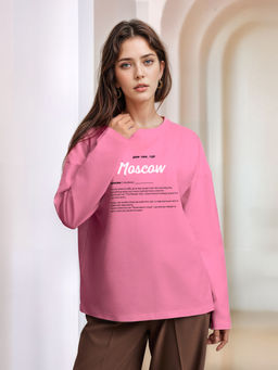 Лонгслив женский Дом там где...Moscow - Yollochka фото 12