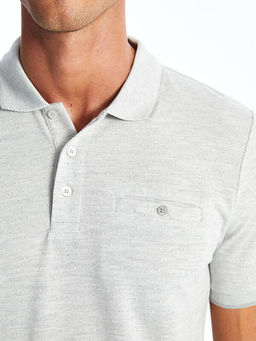 Polo Yaka Merserize G?r?n?ml? Erkek Ti??rt