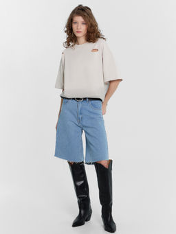 Футболка женская Mark Formelle 112953R лед с разрезами хлопок  фото 2