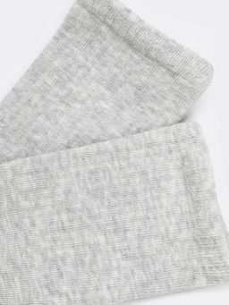 Цена за 5 пар! Детские носки в светло-сером цвете - Mark formelle фото 4