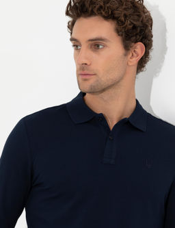 Темно-синий зауженный свитшот - Cacharel фото 2