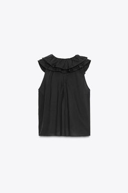 ZW COLLECTION RUFFLED TOP - Zara фото 9