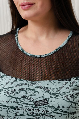 Платье Натали 9240 из вискозы и сетки  фото 7