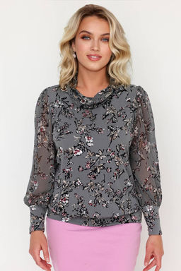 Блузка женская 7049/06/Серый - Rise фото 7