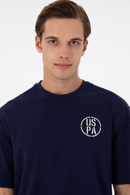 Футболка U.S. Polo Assn темно-синяя из хлопка фото 16