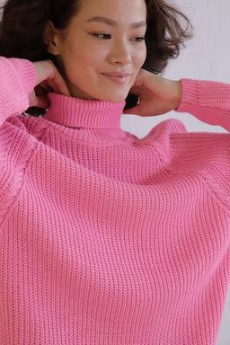 10817 Свитер-реглан нежно-розовый - Martichelli фото 5