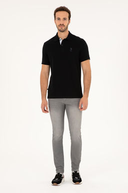 U. S. Polo Assn / Мужская черная базовая футболка - U.s. polo assn фото 4
