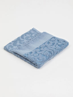 Махровое полотенце Вензеля цвет голубой,100% хлопок, 50х80см - New star фото 2