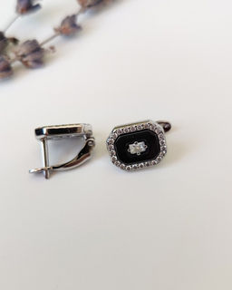 Серьги с керамикой