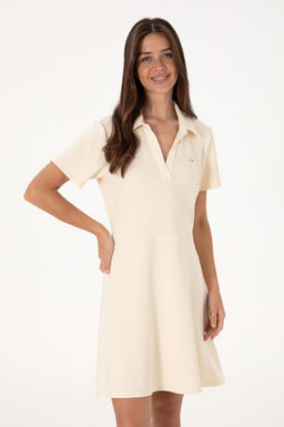 Kad_n Krem _rme Elbise Sepette S_rpriz _ndirim - U.s. polo assn фото 2