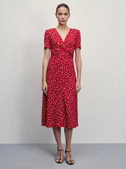 Платье миди с узлом / Zarina  фото 3