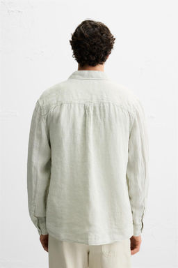 100% LINEN SHIRT - Zara фото 27