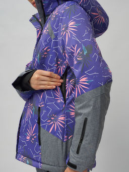 Горнолыжный костюм женский фиолетового цвета 02216F - Chunmai фото 12