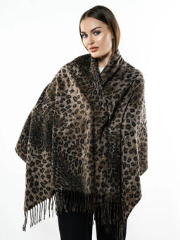 Яркий палантин с анималистичным принтом - Pretty mania фото 3