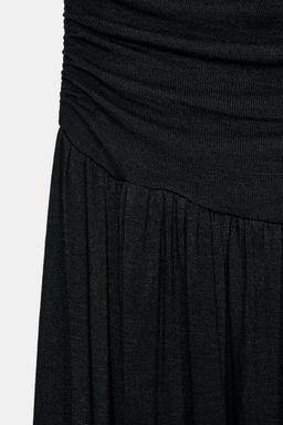PANTAL?N BAGGY FLUIDO / Negro - Zara фото 10