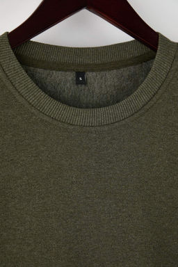 Siyah Regular/Normal Kesim Bisiklet Yaka Kal?n/Ici Sardonlu Sweatshirt TMNAW26SW00018 - Trendyolmilla фото 10