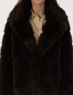 Kahverengi Comfort Fit Mont