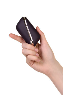 Вакуумно-волновой стимулятор клитора Satisfyer Traveler, силикон, баклажан, 10,7 см