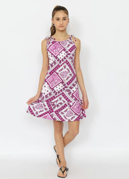 CRB wear/ CSJG 63884-44 Платье для девочки, Фиолетовый/Ex.Cherubino  фото 2