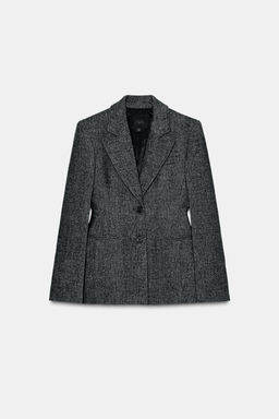 PEPLUM BLAZER WITH WOOL ZW COLLECTION - Zara фото 6