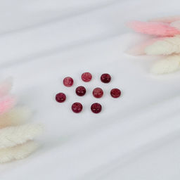Бусины для украшений из Клубничного кварца (10 бусин)