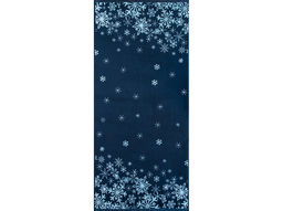 Полотенце махровое 6с102.411ж1 Снежинки-арт(джинс) 67х150см