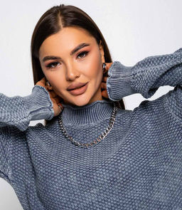 Свитер #КТ928 (2), серый