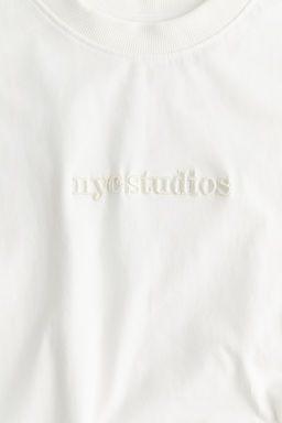 Camiseta oversize con estampado - H&m фото 5