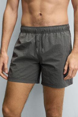 STRIPED SWIMMING TRUNKS - Zara фото 8
