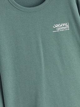 Bisiklet Yaka Erkek ?ocuk Sweatshirt