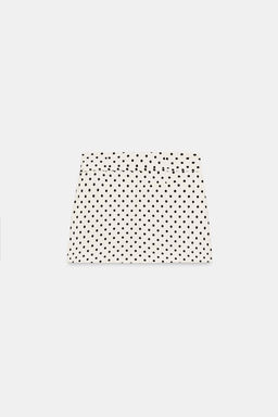 FALDA PANTAL?N CINTUR?N / Blanco / Negro - Zara фото 6