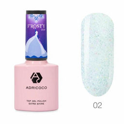 ADRICOCO Топ хамелеон со светоотражающими частицами / Frosty Top №2, 8 мл  фото 2
