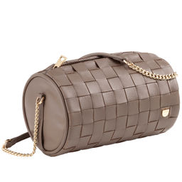 Итальянская кожаная сумка DuDu Bags серии Abigail | тауп