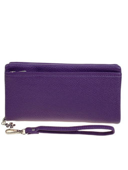 Женское портмоне из искусственной кожи, цвет фиолетовый