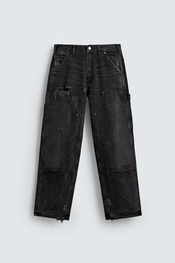 FADED CARPENTER JEANS - Zara фото 7