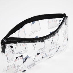 Косметичка на молнии, цвет прозрачный/чёрный - Simaland фото 3