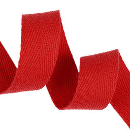 Лента-тесьма 20мм киперная 5,0г хлопок TBY.CT цв.F162 красный уп.50м