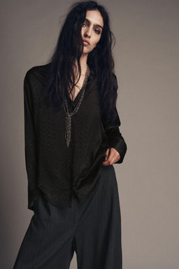 ZW COLLECTION SILK PYJAMA SHIRT