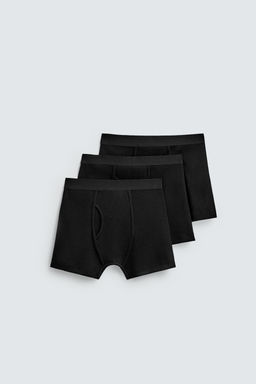 3-PACK OF RIBBED BOXERS