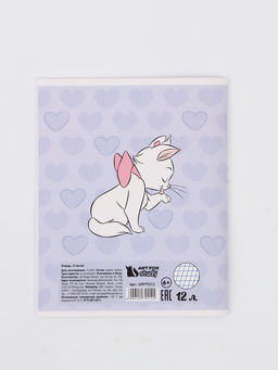 Цена за 20 шт. Тетрадь А5, 12 листов в косую линейку "Кошечка"микс