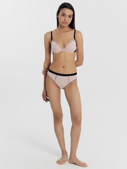 Цена за 2 штуки! Трусы женские слипы в розовом цвете персиковый румянец 412583 - Mark formelle фото 3