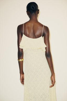 STUDDED LACE DRESS - Zara фото 5
