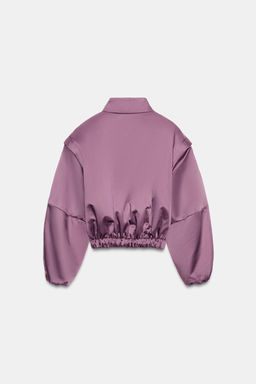 PUFFER JACKET WITH DEFINED SHOULDERS - Zara фото 9