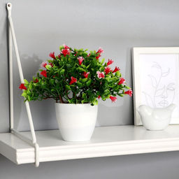 Искусственный цветок в горшке «Примула галант», 17×19 см, МИКС