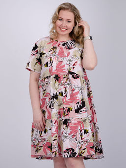 Платье "Касадея" лилии, трикотаж