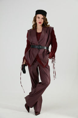 Жилет NIKVA н1027-2 бордо