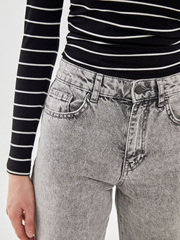 Wideleg Kad?n Jean Pantolon