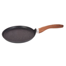 Сковорода блинная алюмин. 220мм с ручкой (АП) Granit ultra Induction blue (сбгги222а) (Кукмара)