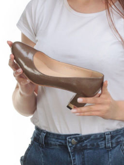 06-44-839 KHAKI Туфли женские (натуральная кожа) - Фабричный китай фото 2