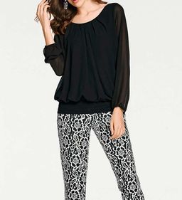 Блузка, черная - Ashley brooke фото 3